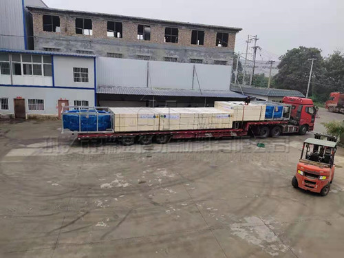 出口（越南）新建电厂DN3200新建接头装车现场